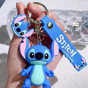 Stitch Keychain with Strap